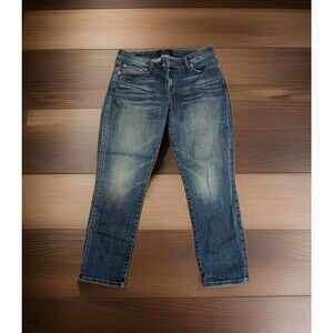 Lucky Brand Jeans Womens 10/30 Blue Lolita Capri Denim Low Rise Casual Ankle